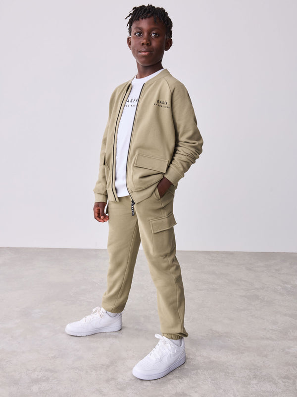 Baker by Ted Baker Bomber Jacket, T-Shirt and Joggers Set