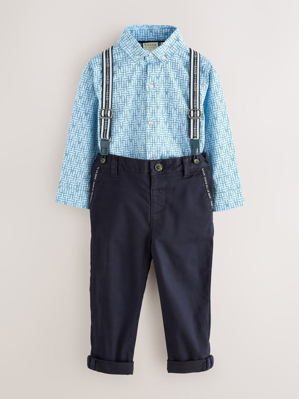 Baker by Ted Baker Shirt Trousers and Braces Set