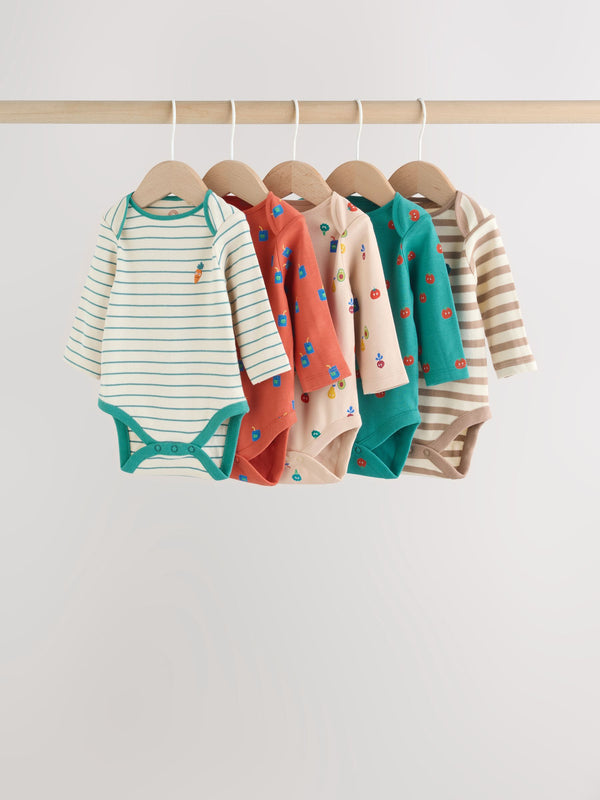 Bright Baby Bodysuits 5 Pack