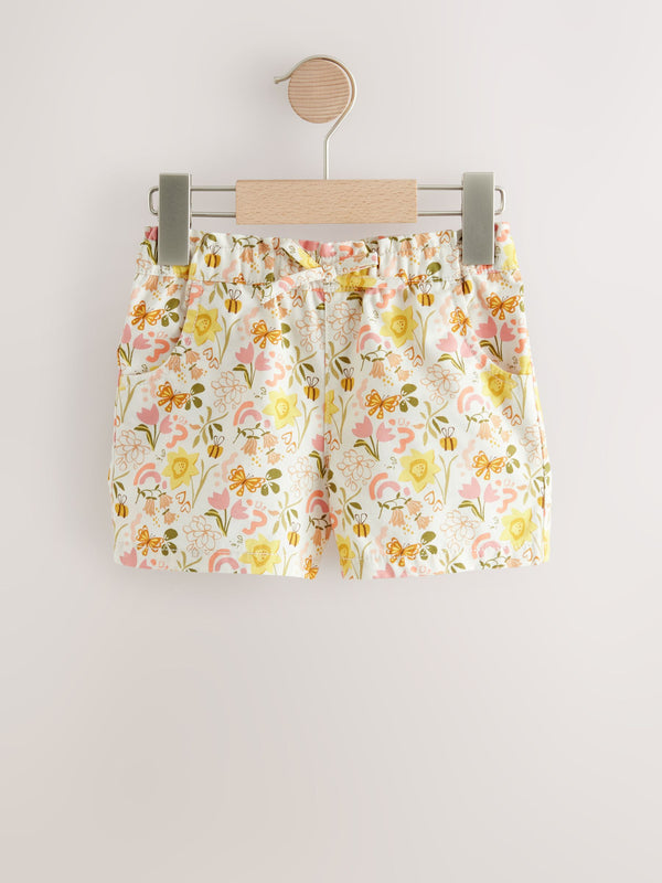 Floral Pull On Shorts (3mths-7yrs)