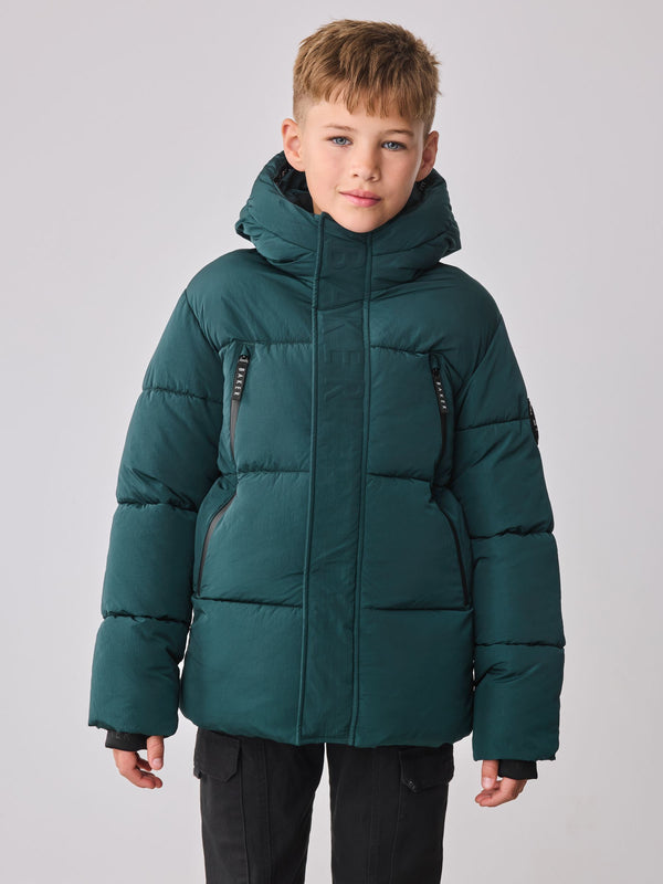 Baker by Ted Baker Shower Resistant Teal Padded Coat