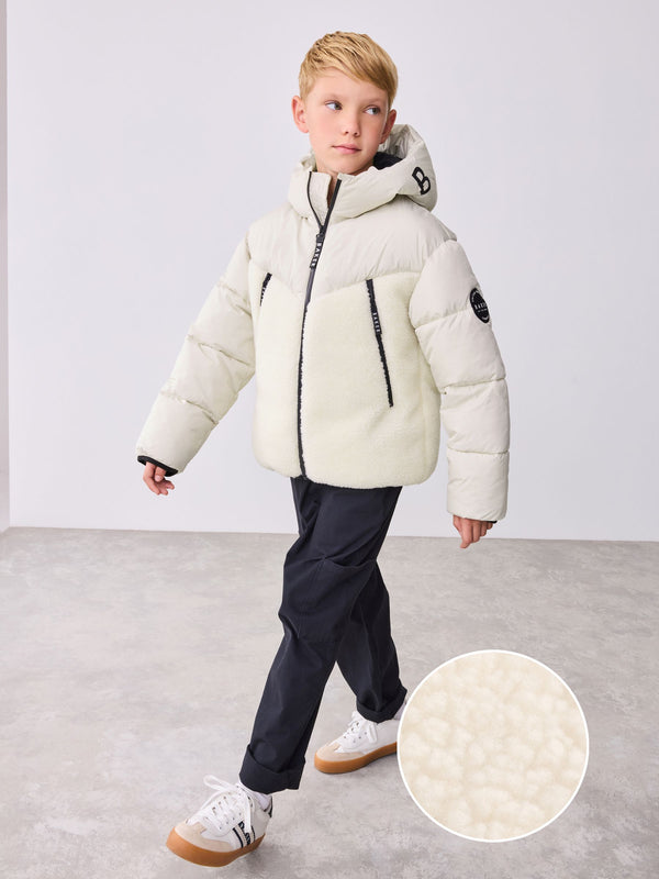 Baker by Ted Baker Neutral Borg Padded Coat