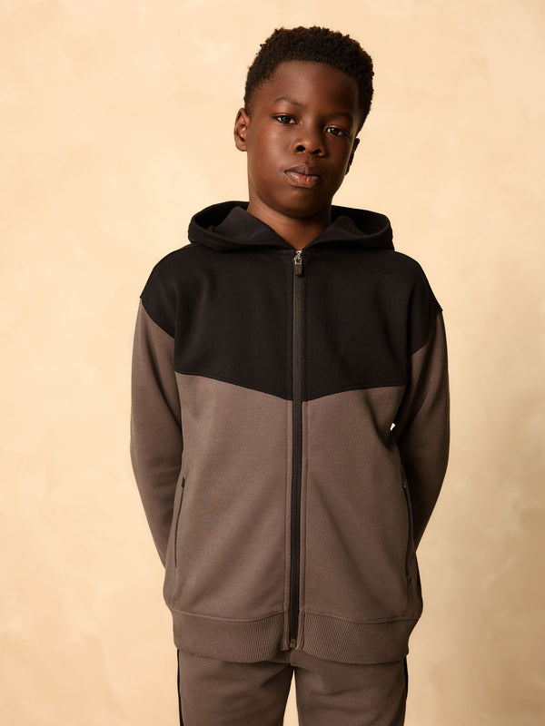 Charcoal Grey Tech Sportswear Hoodie and Joggers Set (3-16yrs)