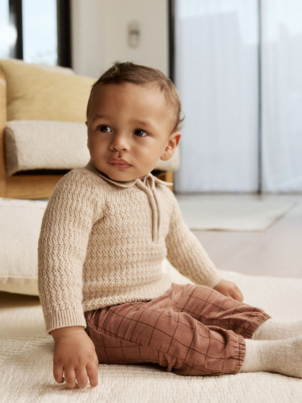 Neutral Baby Knitted Top and Trousers Set (0mths-2yrs)