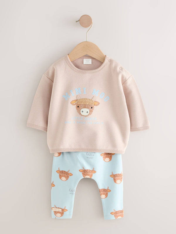 Blue Hamish Baby Sweatshirt and Leggings Set (0mths-3yrs)