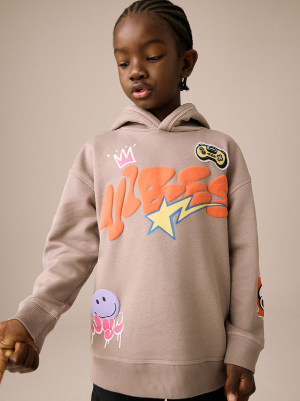 Stone Vibes Older Boys Graphic Print Hoodie (3-16yrs)