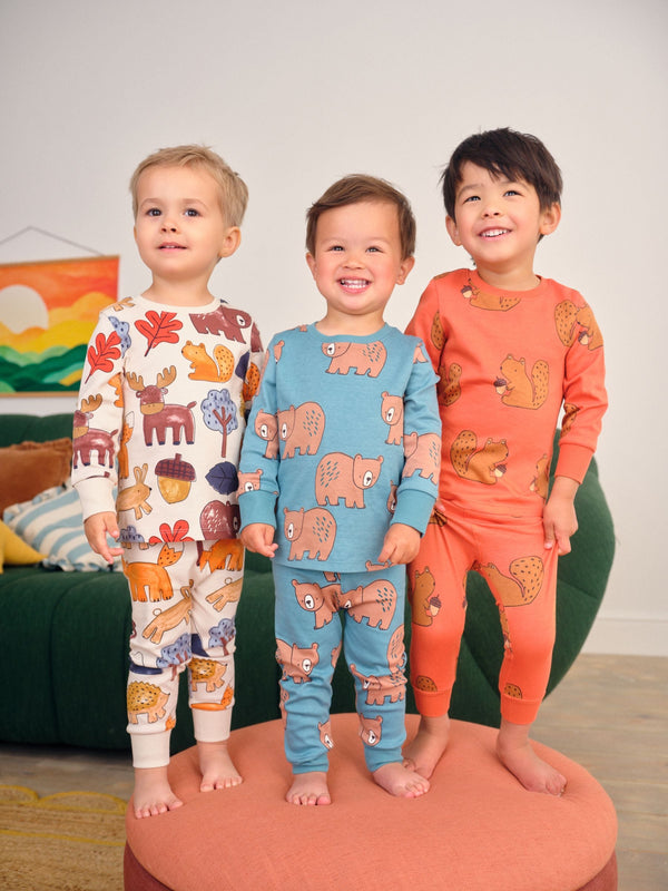 Multi Snuggle Pyjamas 3 Pack (9mths-8yrs)
