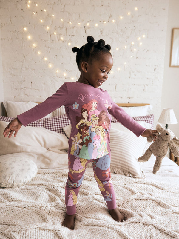 Purple Disney Princess Snuggle Pyjamas (9mths-10yrs)