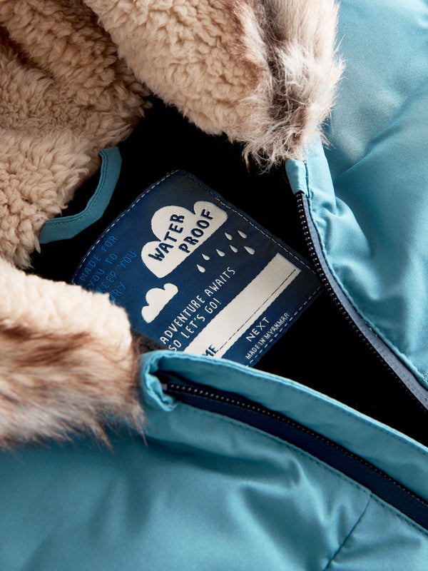 Blue Waterproof Padded Snowsuit (3mths-7yrs)
