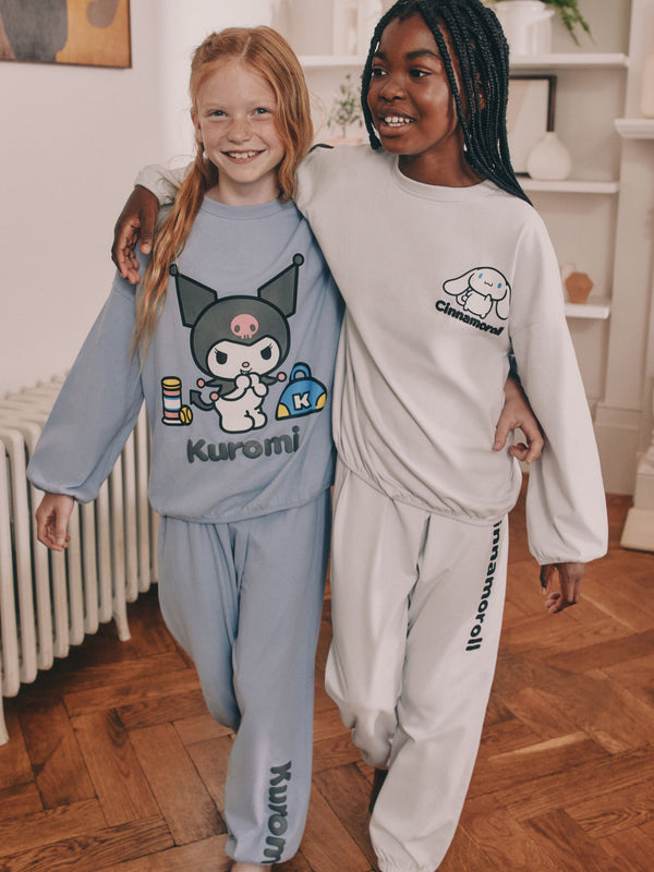 Charcoal Grey Hello Kitty and Friends Jogger Pyjamas 2 Pack (3-16yrs)