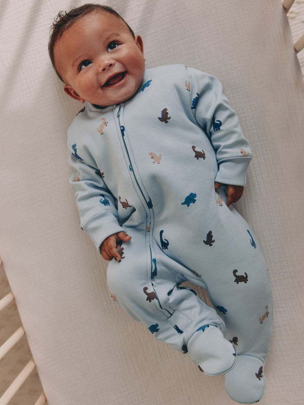 Blue Dinosaur 2.5 TOG Wadded Sleepsuit