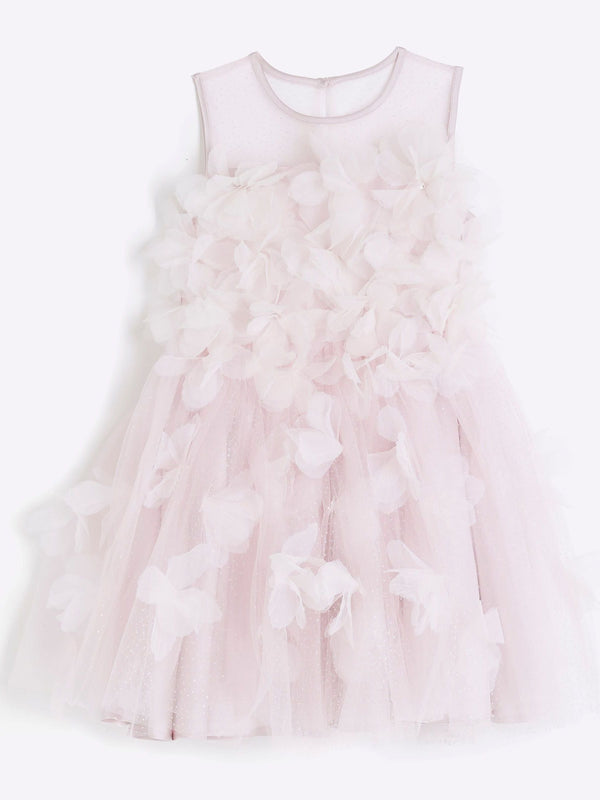 River Island Pink Embellished Tulle Dress