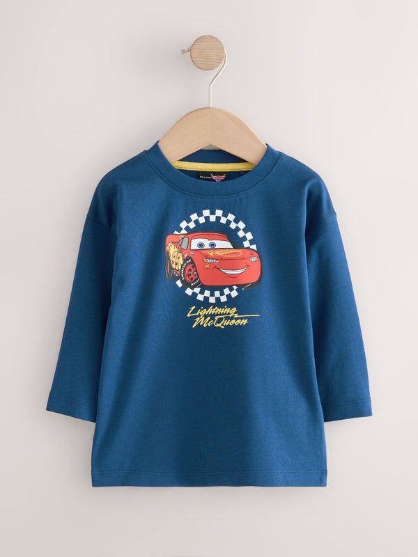 Blue Disney Cars Long Sleeve T-Shirt (9mths-8yrs)
