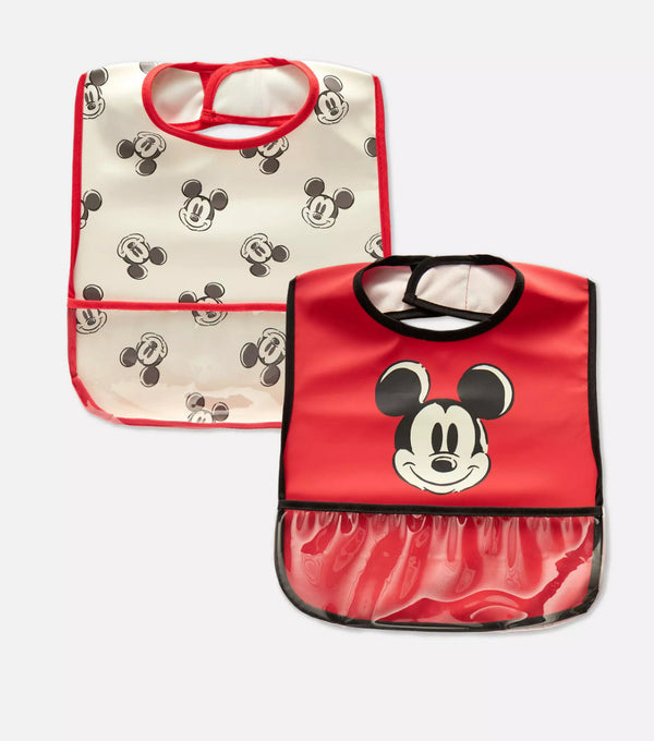 Disney mickey 2 pk bibs