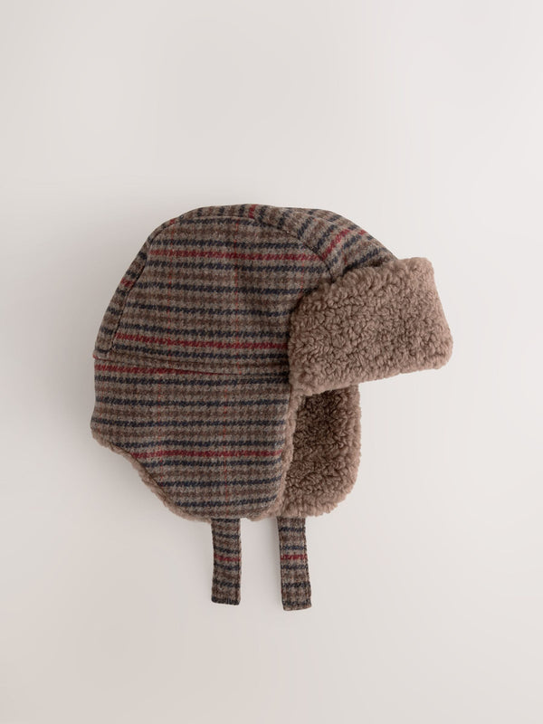 Heritage Check Trapper Hat (1-16yrs)