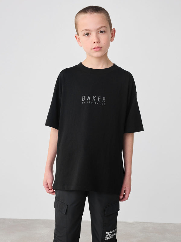 Baker by Ted Baker Oversized Back Print 100% Cotton T-Shirt