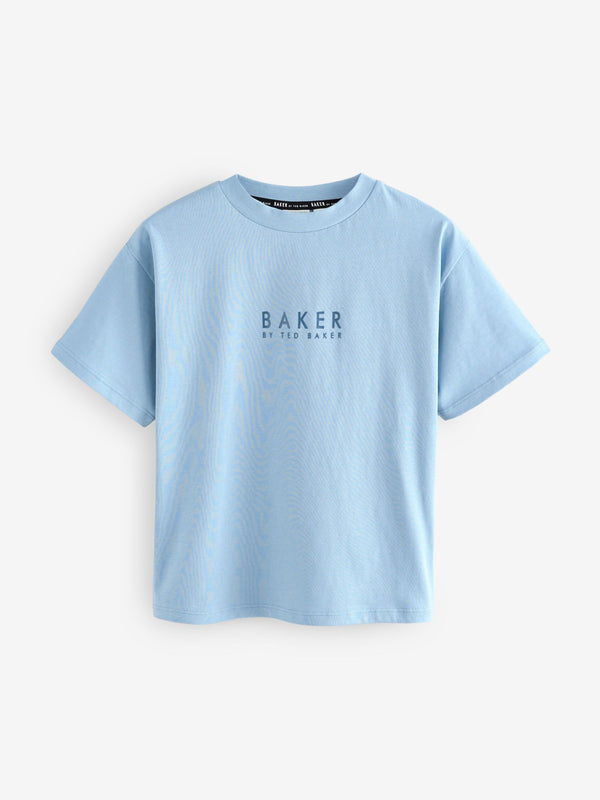 Baker by Ted Baker Oversized Back Print 100% Cotton T-Shirt