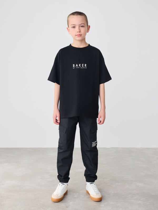 Baker by Ted Baker Oversized Back Print 100% Cotton T-Shirt