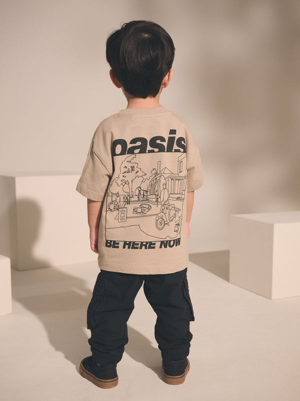 Neutral Oasis Band Graphic Short Sleeve T-Shirt (3mths-8yrs)