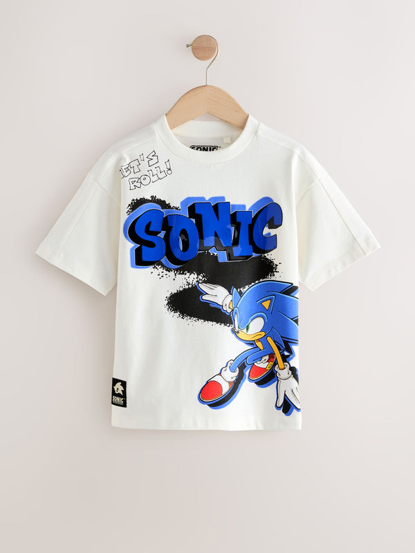 Ecru Sonic T-Shirt (3-16yrs)