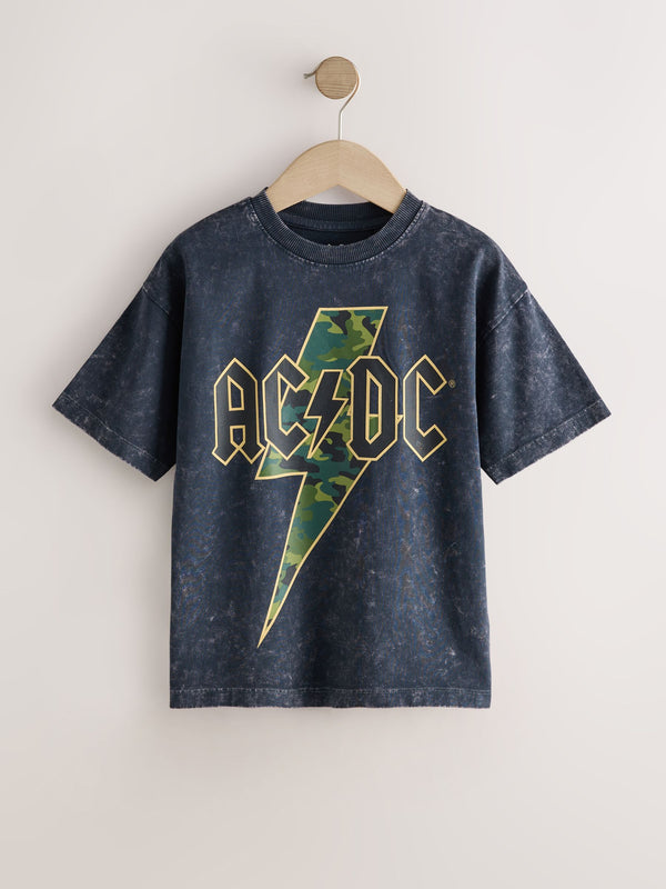 Charcoal Grey Band T-Shirt (3-16yrs)