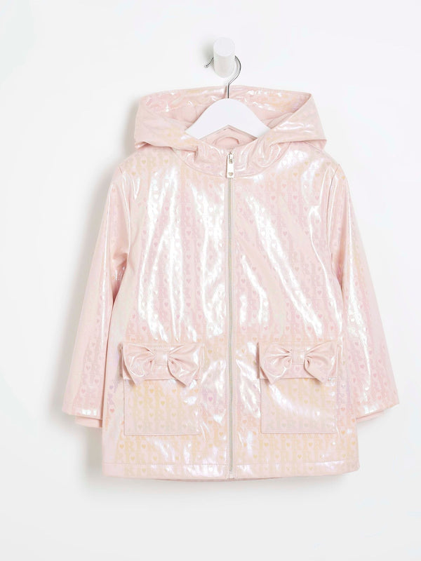 River Island Pink Tulle Trench Coat