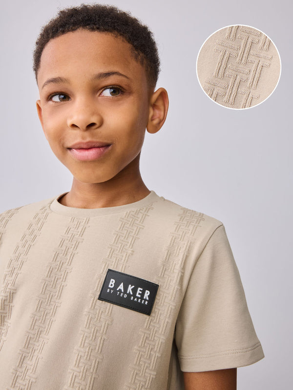 Baker by Ted Baker 'T' Textured T-Shirt