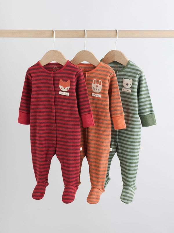 Orange Baby Two Way Zip Sleepsuit (0mths-2yrs)