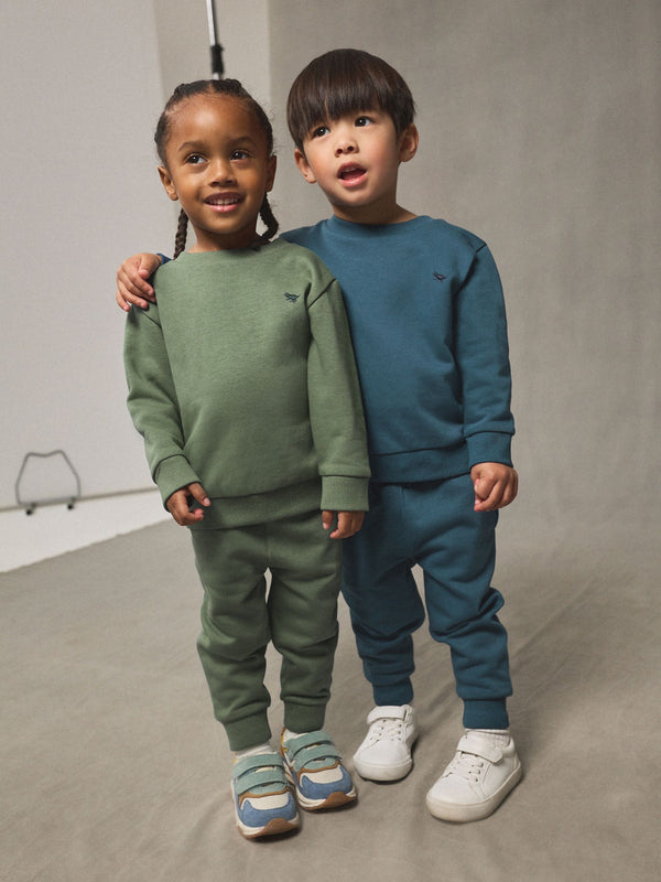 Blue/Green Sweatshirt and Joggers Set 2 Pack (3mths-7yrs)