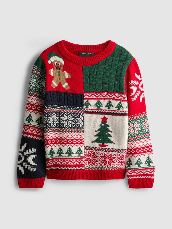 Primark Christmas Patchwork Jumper