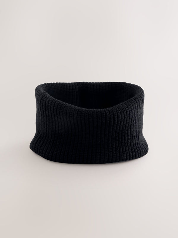 Black Knitted Snood (1-16yrs)