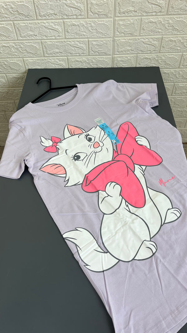 Women nightshirt kitty