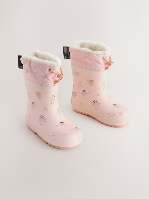 Fairy Pink Cuff Wellies