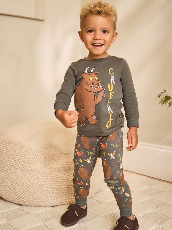 Charcoal Grey/Brown Gruffalo Single License Snuggle Pyjamas (9mths-9yrs)
