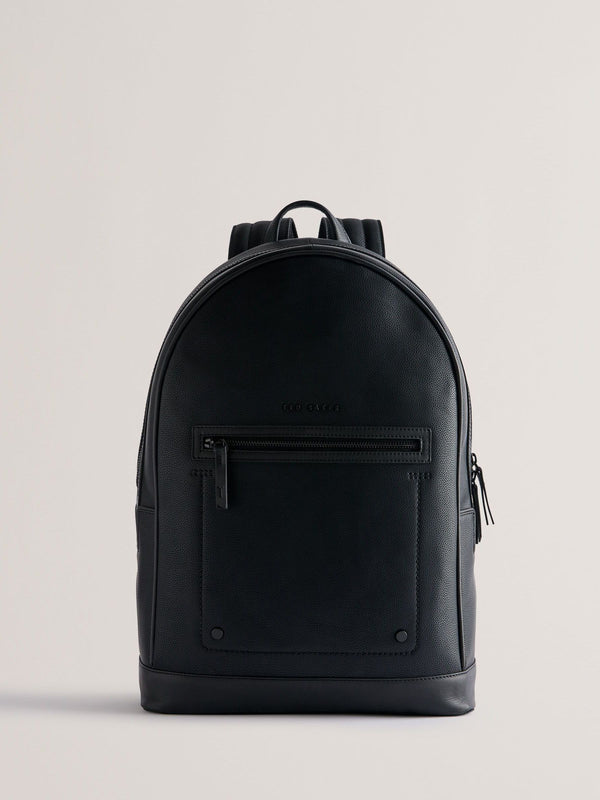 Ted Baker Black Lansen Leather Backpack