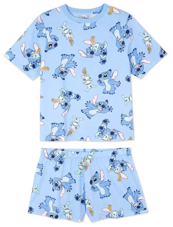 Disney jersey shorts stitch pyjama