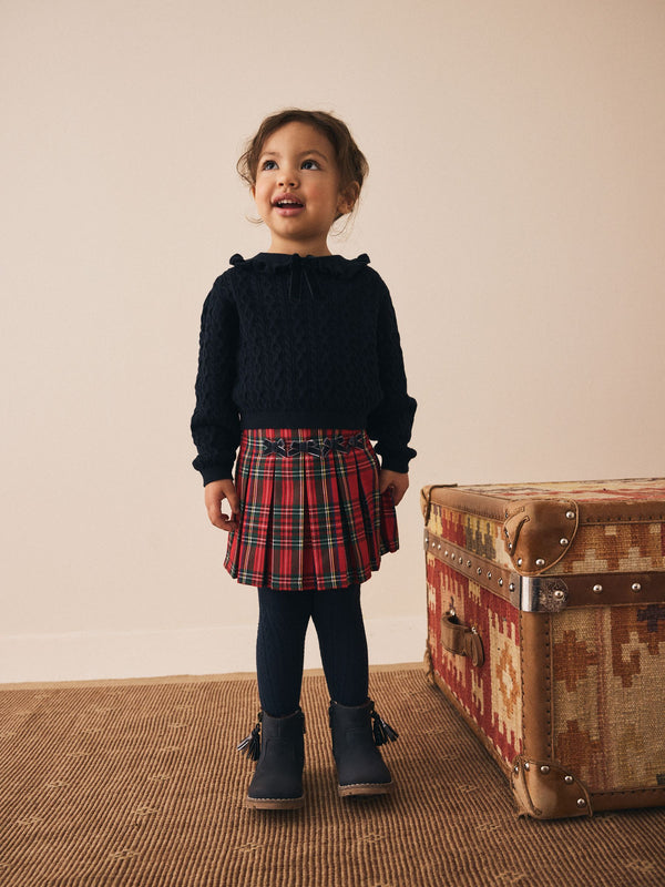 Navy Cashmere Blend Jumper (3mths-7yrs)