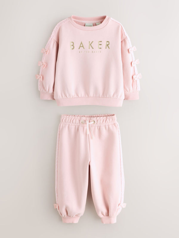 Baker by Ted Baker 2 Piece Side Bow Detail Sweat & Joggers Set