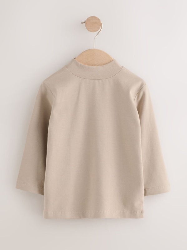 Stone Long Sleeve Turtle Neck T-Shirt (3mths-7yrs)