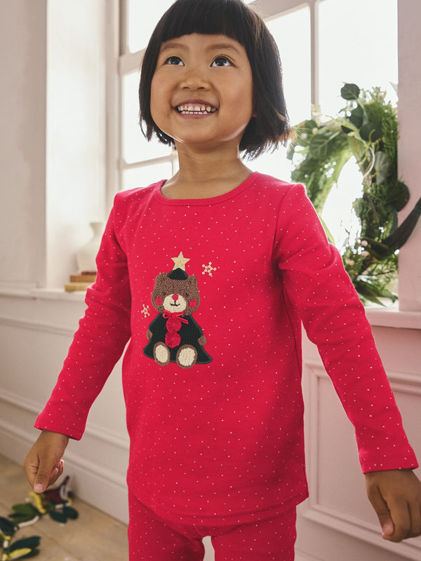 Red Bear Christmas Pyjamas (9mths-16yrs)