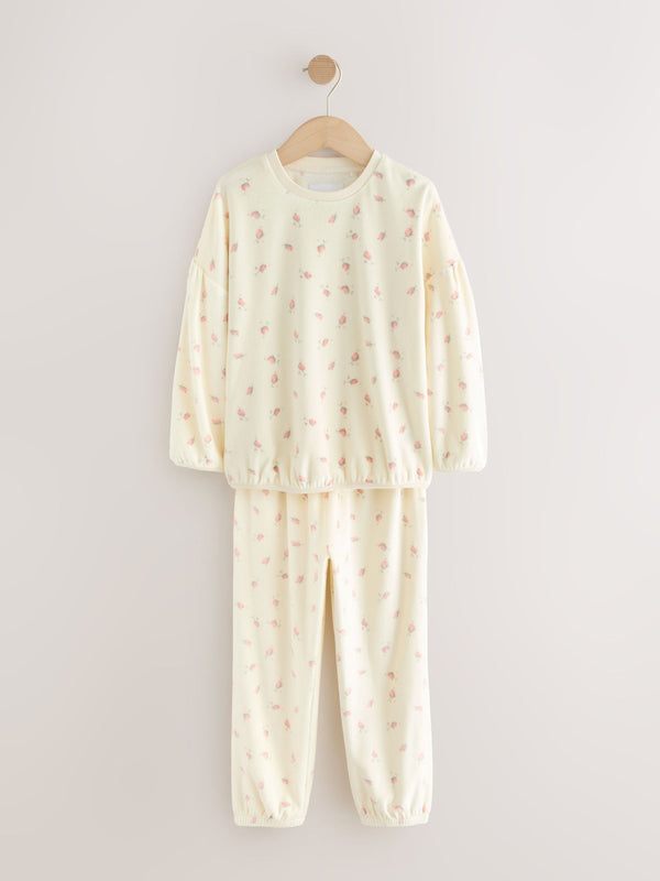 Ditsy Floral Cosy Fleece Pyjamas (2-16yrs)