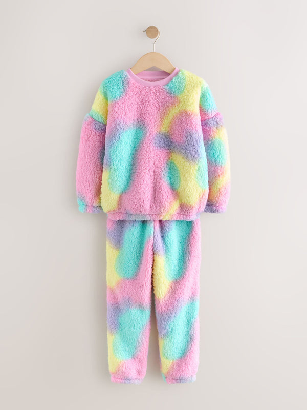 Pastel Tie Dye Fleece Two Piece (2-16yrs)