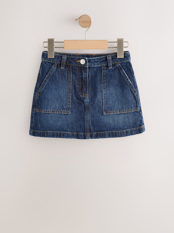 Dark Blue Denim Skirt (3-16yrs)