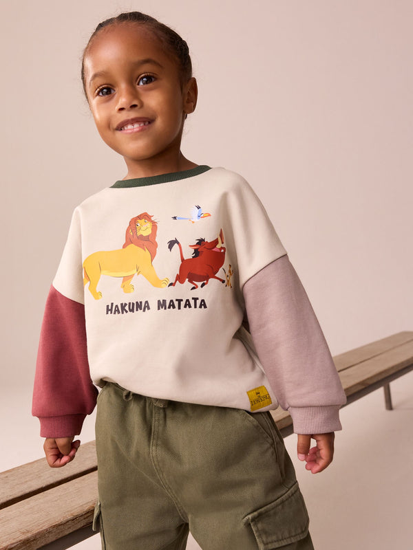 Stone Lion King Crew Sweatshirt (6mths-8yrs)