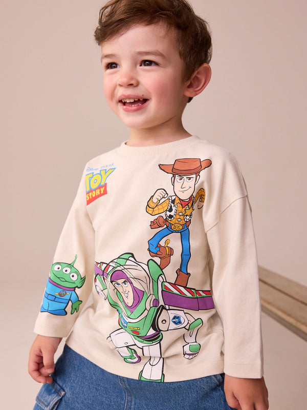 Neutral Toy Story Long Sleeve T-Shirt (3mths-8yrs)