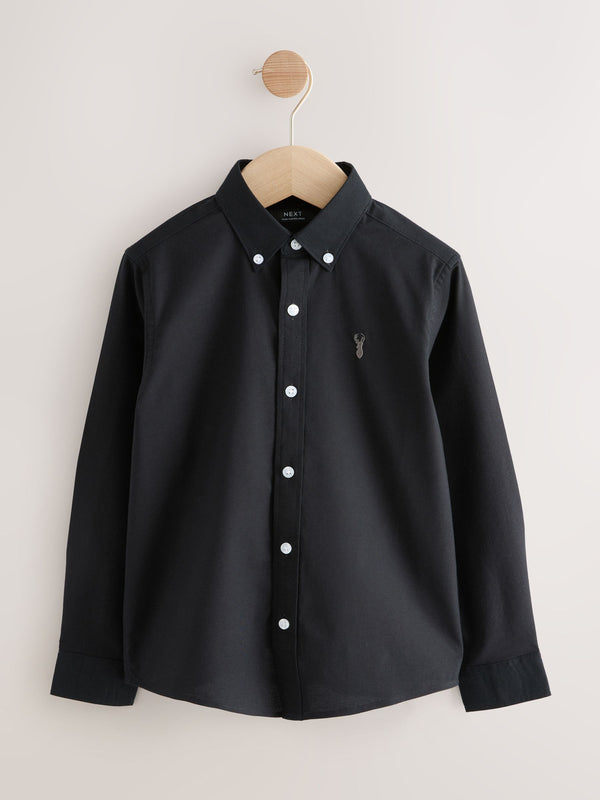 Black Single Oxford Shirt (3-16yrs)