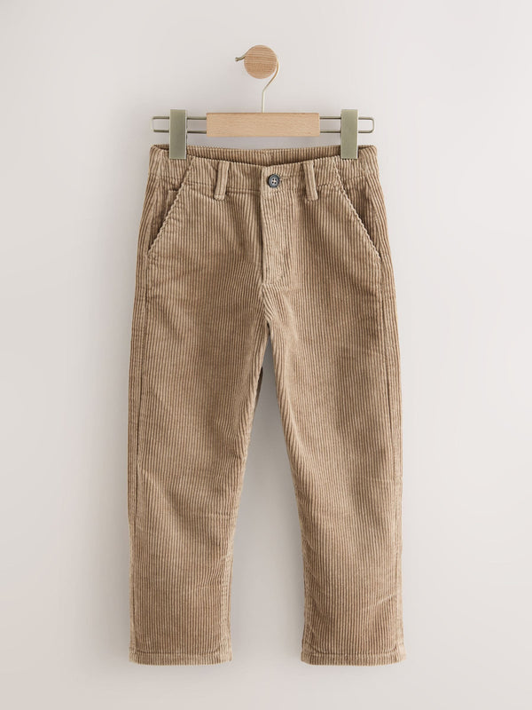 Stone Regular Fit Premium Corduroy Trousers (3-16yrs)
