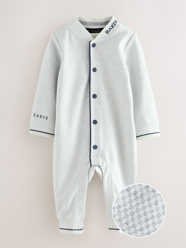 Baker by Ted Baker Grey Textured Romper