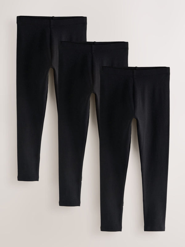 Black Slim Fit Leggings 3 Pack (3-16yrs)