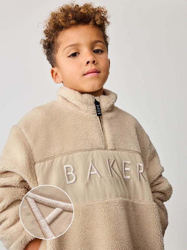 Baker by Ted Baker Borg Zip Through Fleece